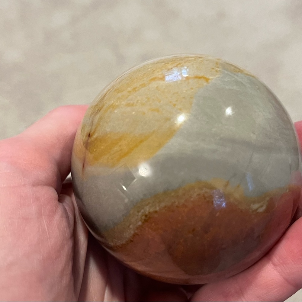 Polychrome Jasper Sphere - Picture 8 of 15